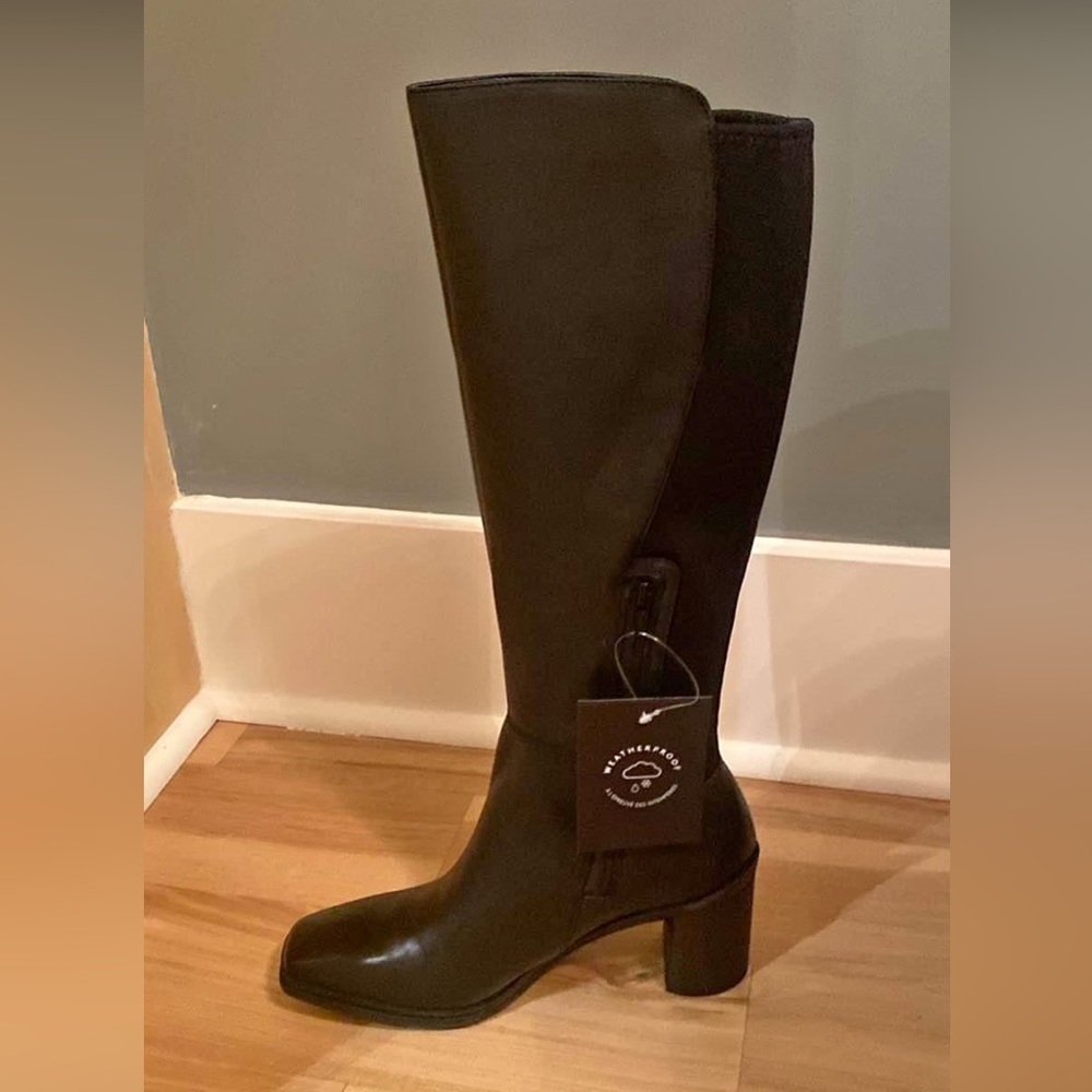 Naturalizer Black Heeled Boots - waterproof
